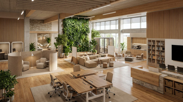 Lageplan von der Stadt Senden, in dem das Greenhouse eingezeichnet ist.