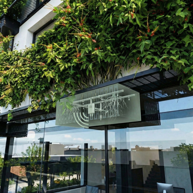 Lageplan von der Stadt Senden, in dem das Greenhouse eingezeichnet ist.